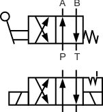 4-way 2 position valves