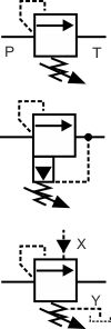 pressure relief symbol