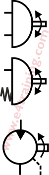 rotary actuator symbols