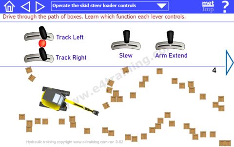 excavator driving