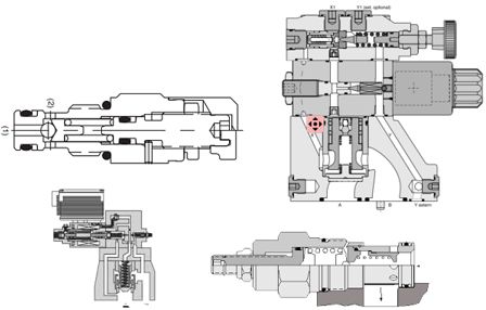 pressure relief valve sections