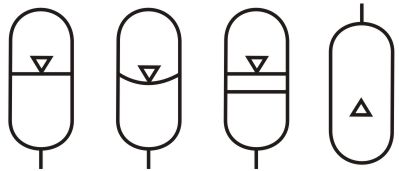 hydraulic accumulator symbol
