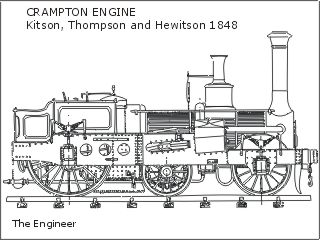 Crampton locomotive